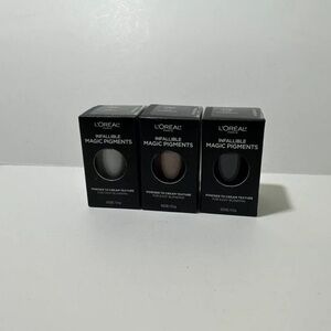 L'Oreal Infallible Magic Pigments Powder To Cream Eye Shadow Set of 3